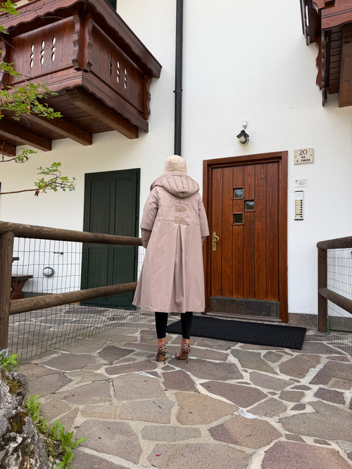 Piumino parka Alaska beige