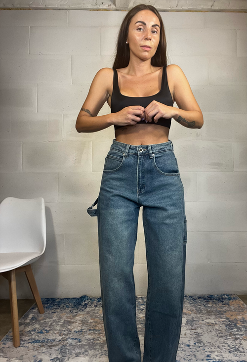 Jeans baggy lavaggio medio