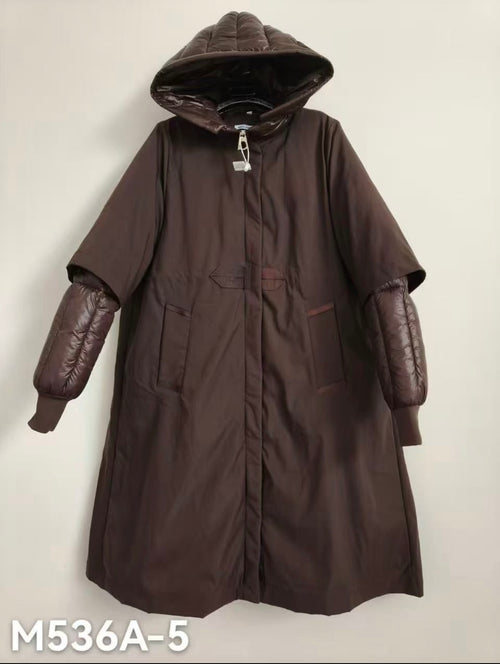 Piumino parka Alaska cioccolato