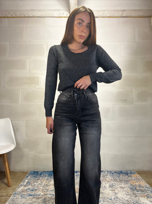 Denim Rock chiusura a portafoglio