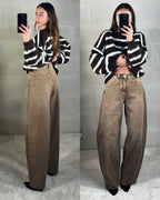 Denim baggy sabbiato