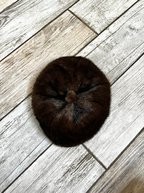 Basco in ecopelliccia marrone