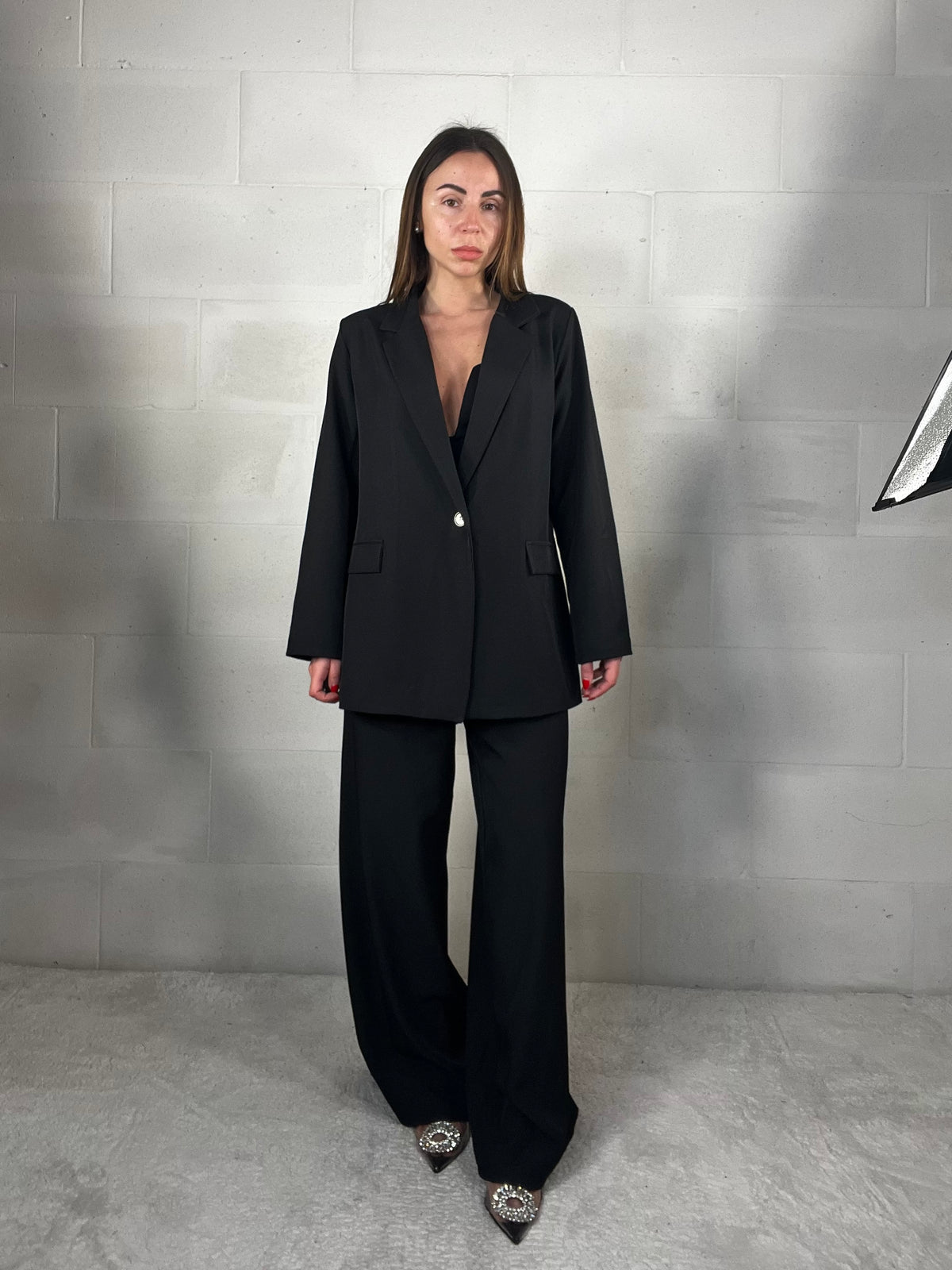 Tailleur over must nero