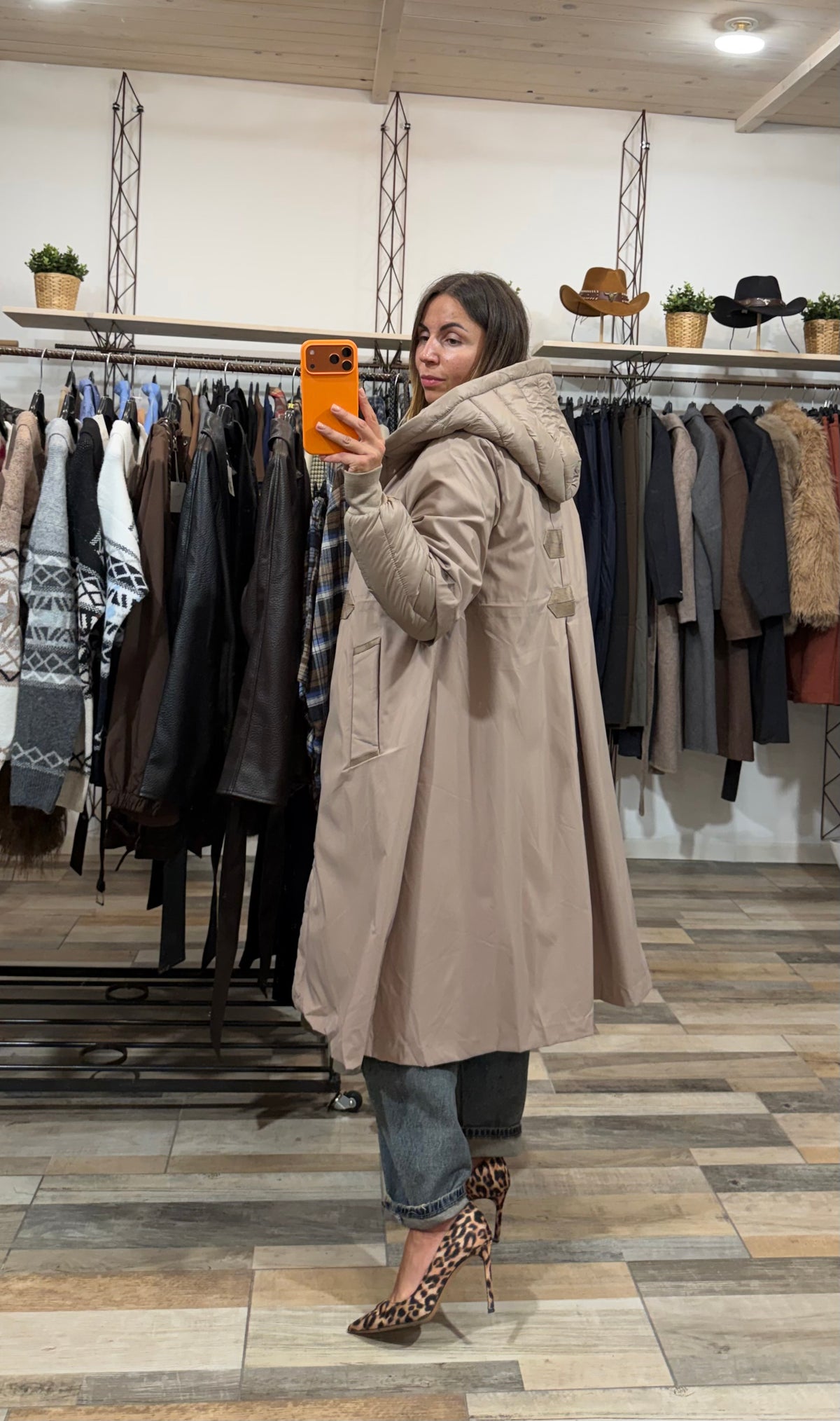 Piumino parka Alaska beige