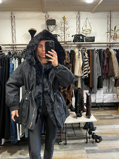 Giaccone Siberia nero