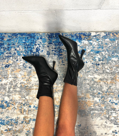 Tronchetto “da jeans” nero