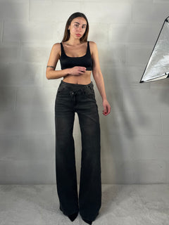 Denim a portafoglio nero