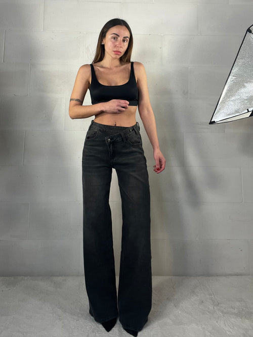 Denim a portafoglio nero