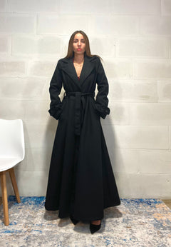 Maxi cappotto a ruota svasato Rosmery