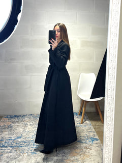 Maxi cappotto a ruota svasato Rosmery