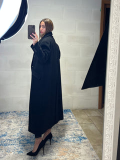 Maxi cappotto over taglio maschile