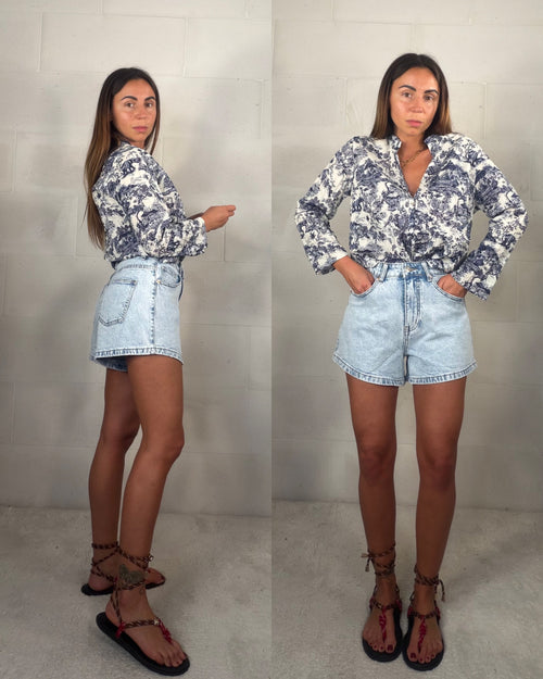 Short in denim Minorca