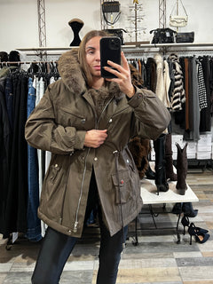 Giaccone Siberia marrone