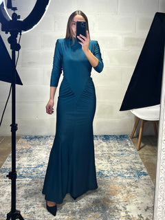 Maxi abito Icona ottanio