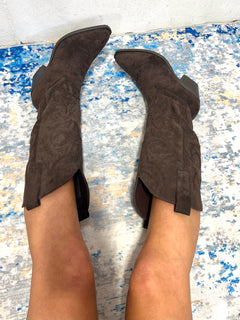 Camperos scamosciato testa di moro