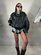 Chiodo bomber in ecopelle Cindy Premium quality