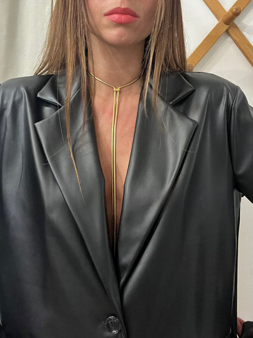 Collana KELLY con cursore scorrevole dorata