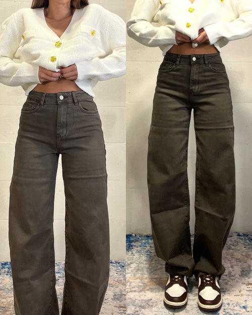 Denim Baggy marrone