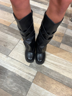 Stivale Biker Dallas nero