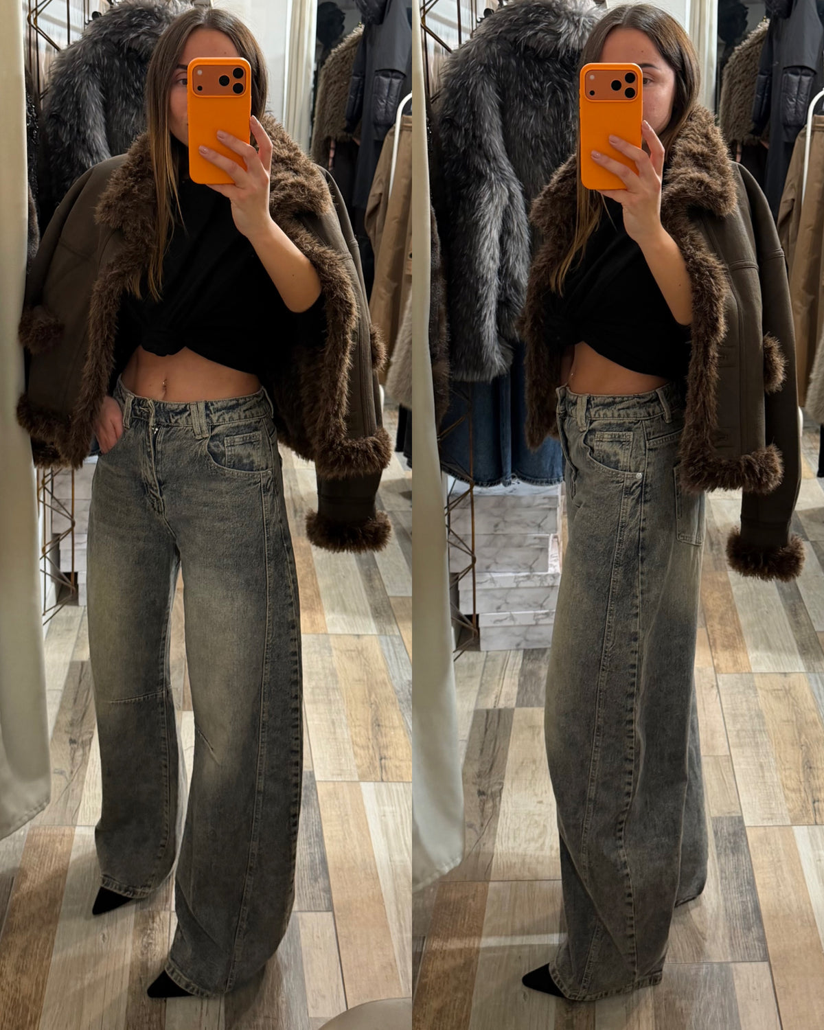 Denim baggy vintage wash